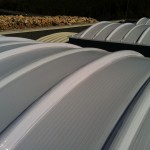 PARTICOLARE DEL SORMONTO. LUCERNARIO CONTINUO.