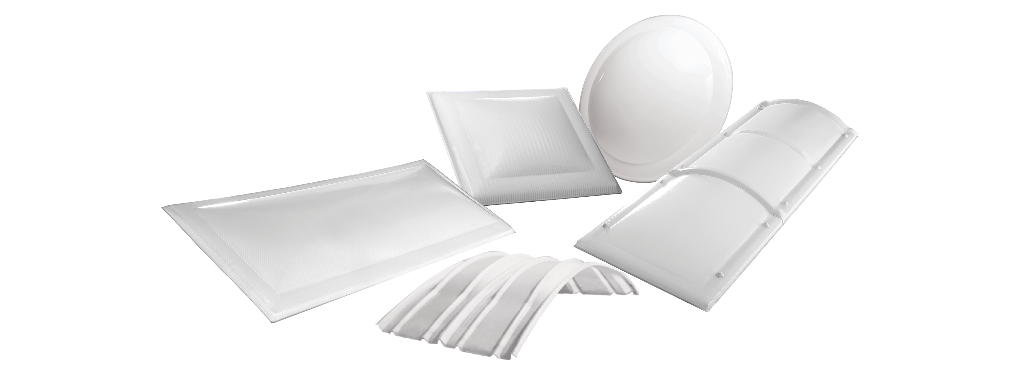 Cupole e coperture traslucide in policarbonato Poliform Lucernari: resistenti, leggere e trasparenti per illuminazione naturale e protezione duratura.